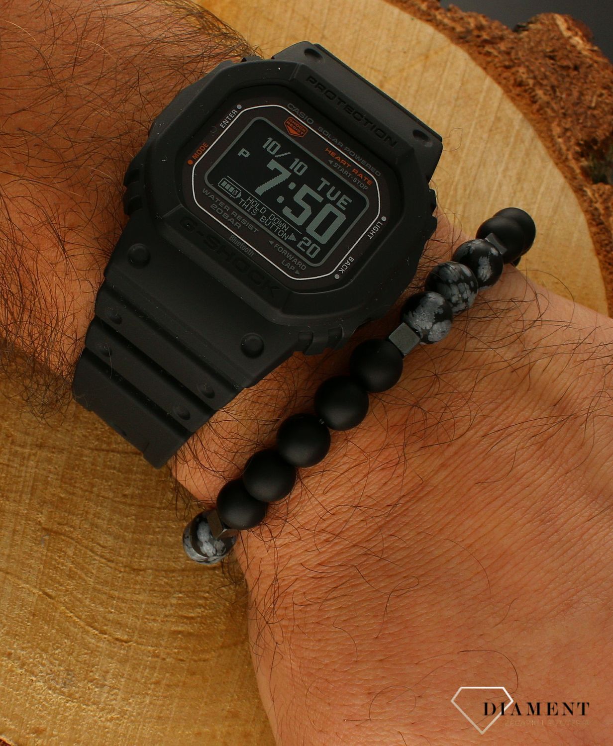 Zegarek męski smartwatch Casio G SHOCK G Squad Move Square Buetooth DW