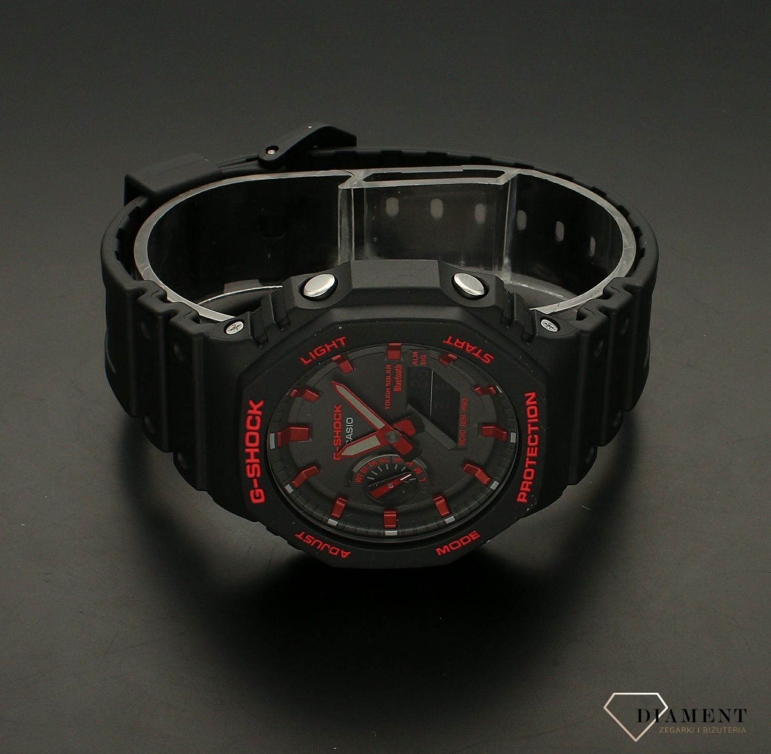 Zegarek Casio G Shock Analog Digital Carbon Core Bluetooth Solar Black