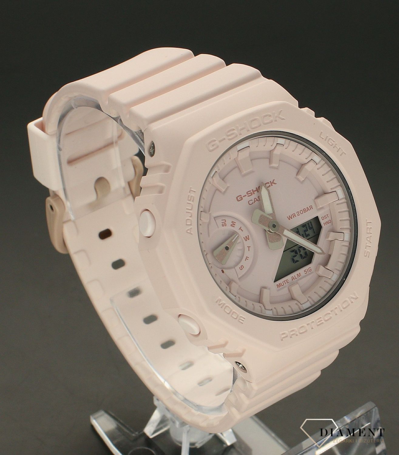 Zegarek Damski Casio G Shock Gma S Ba Aer Pudrowy R Zegarki