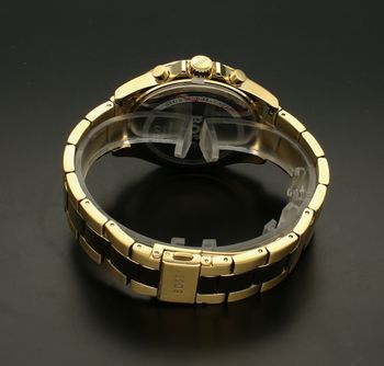 Hugo 1514059 zegarek męski Złoty Troper Boss