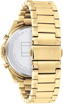 Zegarek męski Tommy Hilfiger Baker na złotej bransolecie 1710447. Złoty zegarek Tommy Hilfiger. Zegarek Tommy Hilfiger na złotej bransoelcie. Modowy zegarek męski na prezent (2).jpg