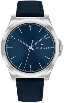 Zegarek  męski TOMMY HILFIGER 1710666,o czasomierz który posiada kwarcowy mechanizm, zasilany za pomocą baterii. Dzięki temu jest bardzo dokładny. Wysokiej jakości stal chirurgiczna 316L użyta do wykonania koperty gwar.jpg