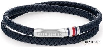 Bransoletka męska Tommy Hilfiger podwójna zielona plecionka 2790549. Bransoletka męska plecionka. Męska bransoletka granatowa. Oryginalna biżuteria z Tommiego Hilfingera. Męska bransoletka Tommy Hilfiger. Podwójna bransoletka..jpg