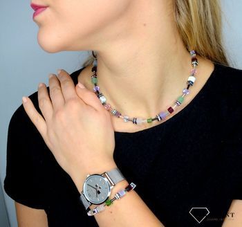 Naszyjnik damski Swarovski z awenturynem Coeur De Lion 4905100840. Z eleganckim naszyjnikiem Coeur de Lion każda Twoja stylizacja zyska wyjątkowy urok, ozdobiony kryształami Swarovski® (3).JPG