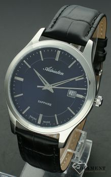 Zegarek męski Adriatica Classic Sapphire A1295.5215Q. Zegarek szwajcarski Adriatica. Męski zegarek na pasku. Zegarek z szafirowym szkłem Adriatica. Zegarek męski na prezent (1).jpg