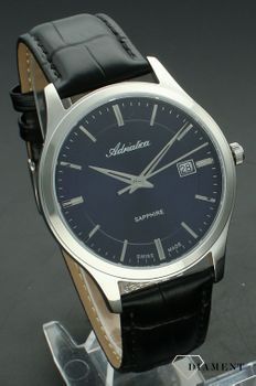 Zegarek męski Adriatica Classic Sapphire A1295.5215Q. Zegarek szwajcarski Adriatica. Męski zegarek na pasku. Zegarek z szafirowym szkłem Adriatica. Zegarek męski na prezent (5).jpg