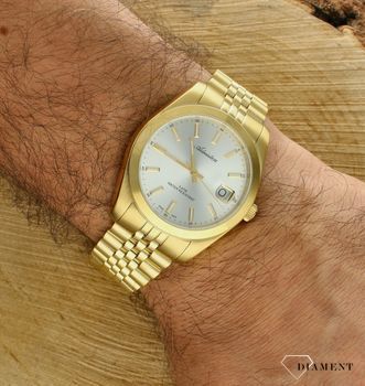 Zegarek męski Adriatica Classic na złotej bransolecie A1299.1113Q.jpg