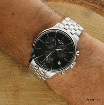 Zegarek męski Certina DS-8 Chrono C045.417.11.051.00 42 mm. Szwajcarski zegarek męski z chronografem. Zegarek dla mężczyzny na prezent. Szwajcarski zegarek z szafirowym szkłem Certina.4.jpg