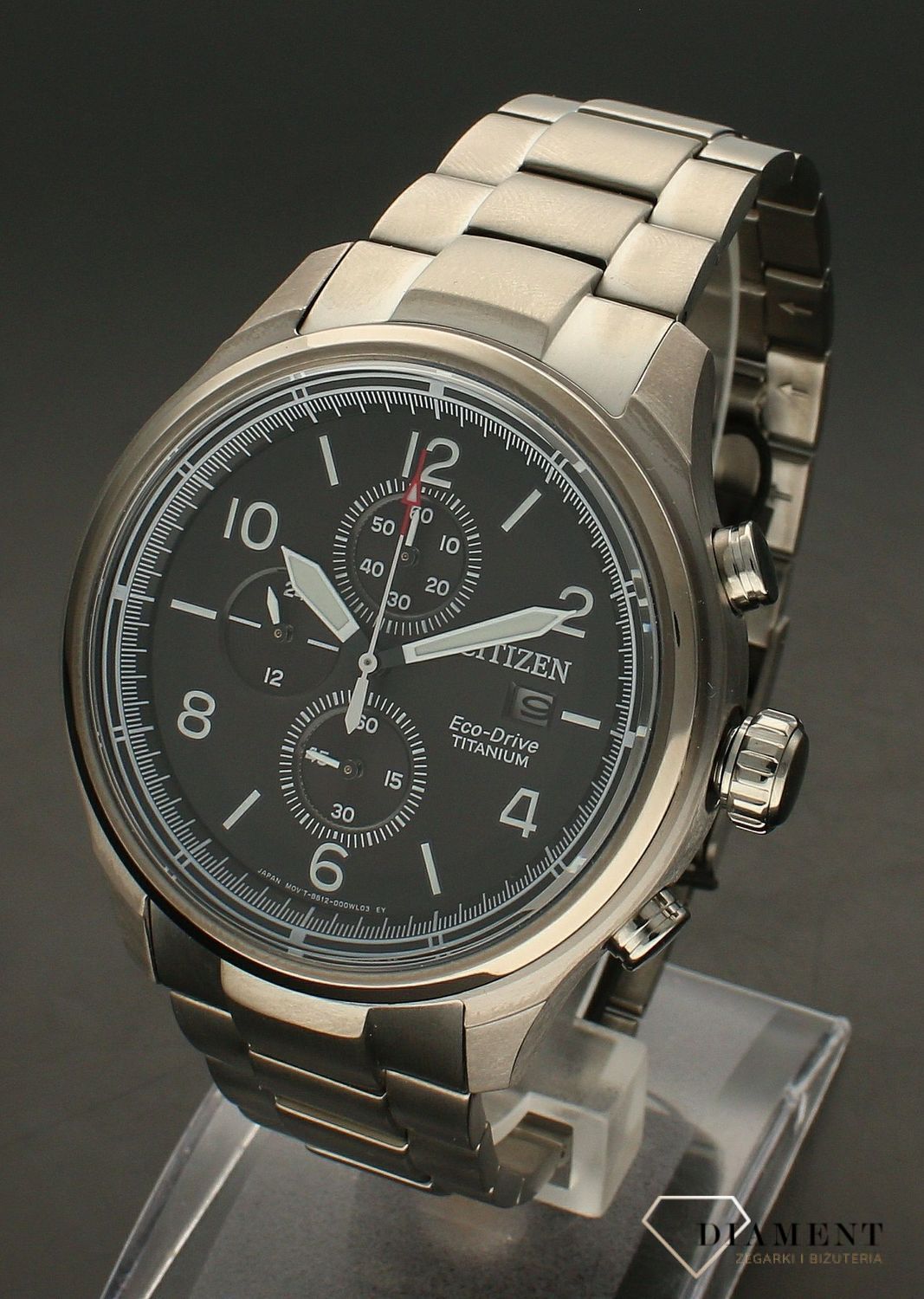 Zegarek Męski Citizen Super Titanium Eco Drive Ca0810 88e Zegarki Diamentpl 0611