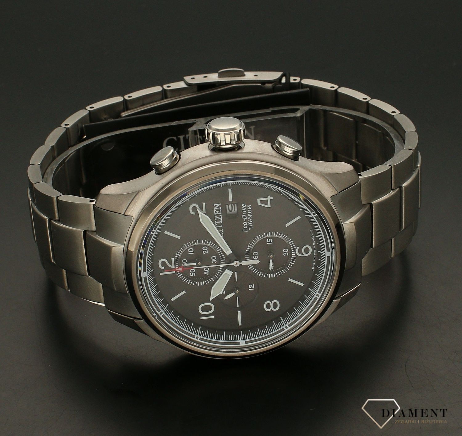 Zegarek Męski Citizen Super Titanium Eco Drive Ca0810 88e Zegarki Diamentpl 3618