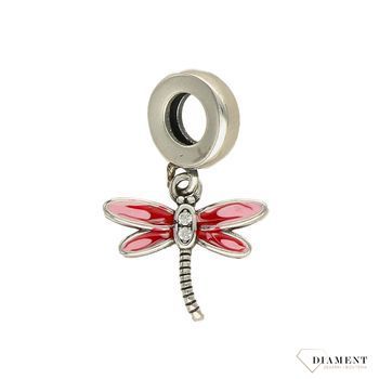 Charms Moments Różowa Ważka DIA-CHA-4116-925. Modny charms do bransoletki Różowa Ważka.jpg