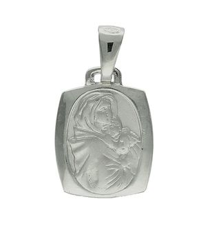 Srebrny medalik prostokątny z Matką Boską z dzieciątkiem DIA-ZAW-11858-925.jpg