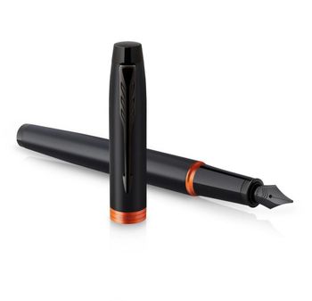 Komplet Parker Duo IM Pióro wieczne + długopis Ring orange DUOIM.  Elegancki zestaw Parker. Długopis Parker. Pióro Parker na prezent. Zestaw Parker dla kobiety i mężczyzny. Komplet Parker z etui prezentowym (2).jpg