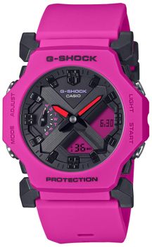 Zegarek Casio G-Shock GA-2300-4AER różowy. Zegarek sportowy dla kobiety. Wytrzymały zegarek damski.  G-shock dla kobiety. Zegarek na prezent dla kobiety. Różowy G-shock..jpg