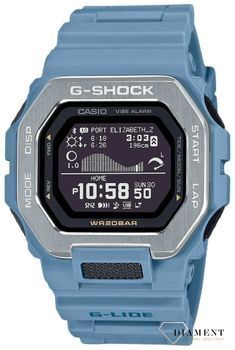 Zegarek męski G-Shock Casio G-Lide GBX-100-2AER niebieski. Zegarek męsk Casio Bluetooth. Męski zegarek G-Shock na prezent. Zegarek o wodoszczelności  200m..jpg