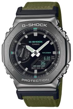 Zegarek Casio G-ShockUtility Metal GM-2100CB-3AER.  Wytrzymały zegarek męski. Zegarek G-shock na prezent. Zegarek do nurkowania. Zegarek dla mężczyzny na parcianym pasku..jpg