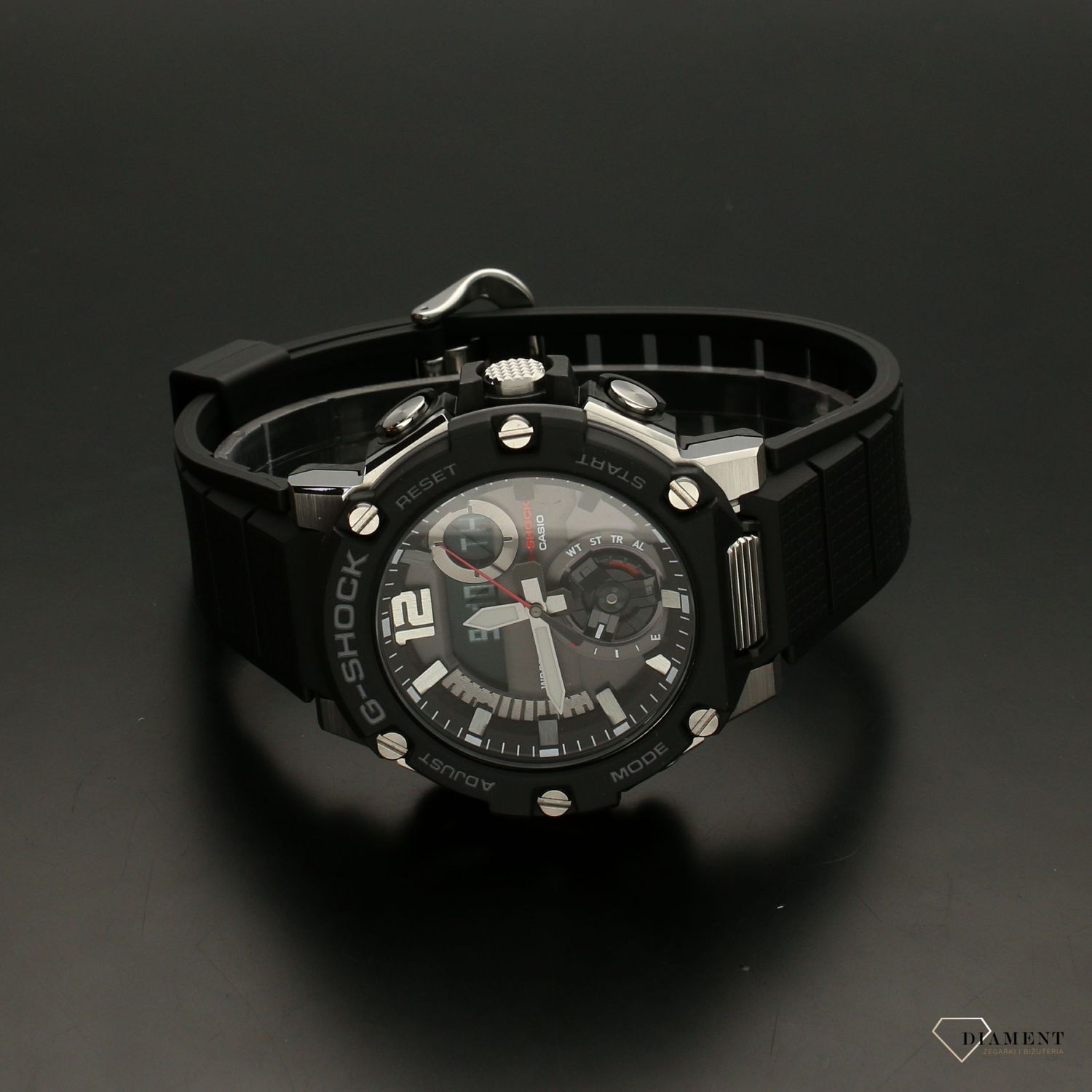 お得得価CASIO G-SHOCK 腕時計 Gスチール GST-B300-1AJF ブラック系 タフソーラー カシオ G-STEEL 箱説あり その他