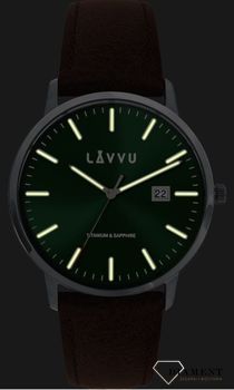 Zegarek Lavvu męski z szafirowym szkłem Copenhagen Titanium Green LWM0261 Modny zegarek, który został stworzony z myślą o mężczyznach poszukujących inspiracji do codziennych stylizacji. Szafirowe szkło (2).jpg