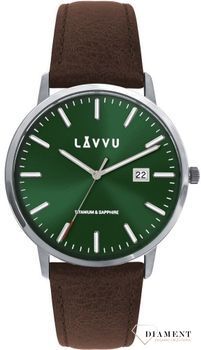 Zegarek Lavvu męski z szafirowym szkłem Copenhagen Titanium Green LWM0261 Modny zegarek, który został stworzony z myślą o mężczyznach poszukujących inspiracji do codziennych stylizacji. Szafirowe szkło.jpg