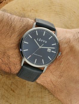 Zegarek Lavvu męski z szafirowym szkłem Copenhagen Titanium Blue LWM0262.jpg