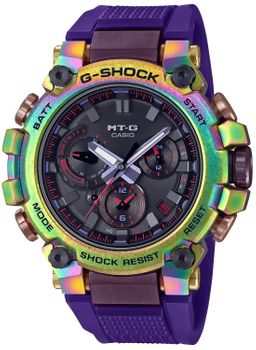 G-SHOCK Casio Limitowana Edycja MTG-B3000PRB-1AER przyciąga odważnym i wielobarwnym designem. G-SHOCK Casio Limitowana Edycja MTG-B3000PRB-1AER męski zegarek Casio (2).jpg