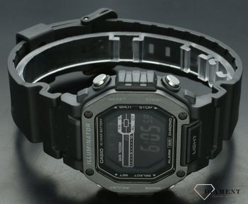 Zegarek męski Casio MWD-110HB-1BVEF. Męski zegarek elektroniczny. Zegarek męski Casio. Męski zegarek na gumowym pasku, Męski zegarek Casio na prezent (1).jpg