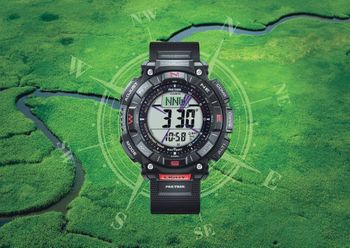 Zegarek męski ProTrek Casio Solar Digital PRG-340-1ER czarny. Zegarek Casio sportowy. Zegarek z wysokościomierzem, barometrem, termometrem. Zegarek w góry z kompasem. Zegarek na prezent. 555.jpg