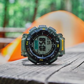 Zegarek męski ProTrek Casio Solar Digital PRG-340-3ER zielony.Zegarek Casio sportowy. Zegarek z wysokościomierzem, barometrem, termometrem. Zegarek w góry z kompasem. Zegarek na prezent.6.jpg