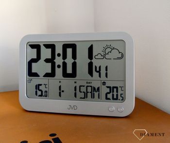 Zegar cyfrowy JVD stacja pogody sterowana radiem RB3565.2. zegar z polskim menu ✓zegar z polskim datownikiem (1).JPG