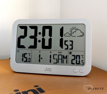 Zegar cyfrowy JVD stacja pogody sterowana radiem RB3565.2. zegar z polskim menu ✓zegar z polskim datownikiem (2).JPG