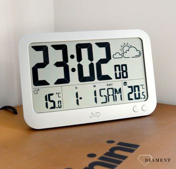 Zegar cyfrowy JVD stacja pogody sterowana radiem RB3565.2. zegar z polskim menu ✓zegar z polskim datownikiem (3).JPG