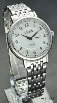 Zegarek damski Classic LORUS RG221XX9. Zegarek damski na bransolecie. Zegarek Lorus wyraźna tarcz. Klasyczny zegarek damski Lorus. Zegarek damski idealny na prezent (2).jpg