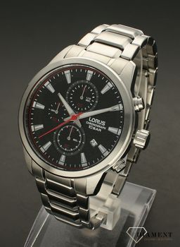 Zegarek męski Lorus na RM327HX9 bransolecie chronograf