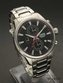 Zegarek męski Lorus na bransolecie RM327HX9 chronograf