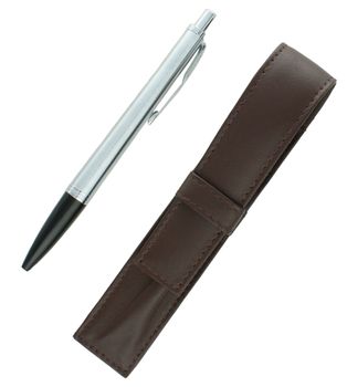 Zestaw Prezentowy Parker Długopis Urban Metro Metallic CT i skórzane etui do długopisu S0823640 (1).jpg