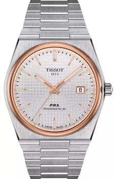 Zegarek męski Tissot PRX T137.407.21.031.00 Elegancji zegarek ze szwajcarskim mechanizmem o pięknym, nietuzinkowym kształcie. Wyraźnie indeksy i wskazówki pięknie podkreślają jego nowoczesny design.1.webp