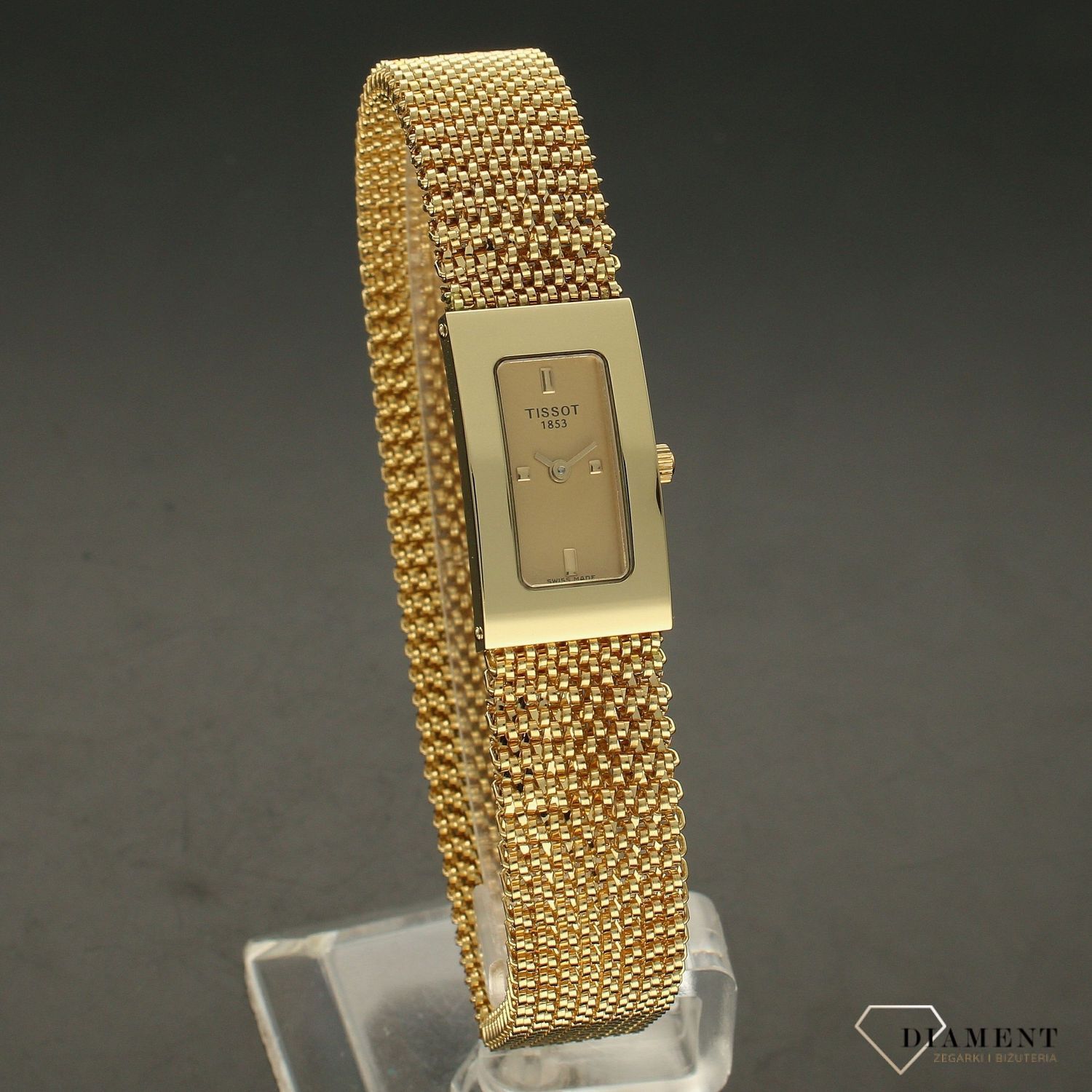 Z oty zegarek damski 18k Gold T Gold Tissot Bellflower T73332221