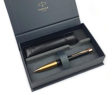 Zestaw prezentowy Długopis Parker Urban Muted black GT + etui skórzane URBANETUI1 (1).jpg